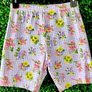 Kathy Ireland Floral Bicycle shorts